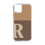 Slim Protection Case［ Original - initial two tone - R brown ］