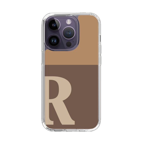 Slim Protection Case［ Original - initial two tone - R brown ］