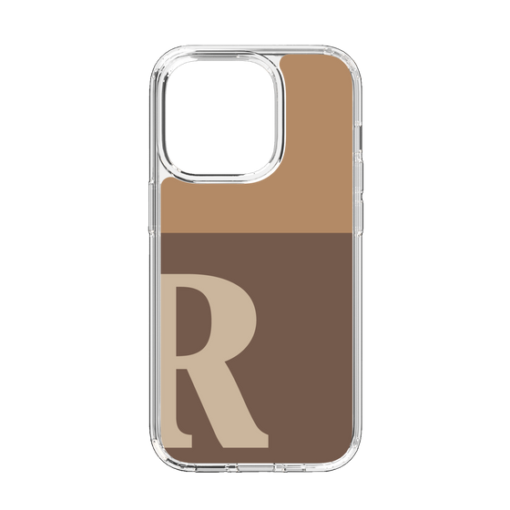 Slim Protection Case［ Original - initial two tone - R brown ］