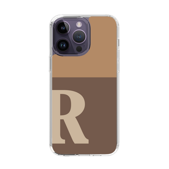 Slim Protection Case［ Original - initial two tone - R brown ］
