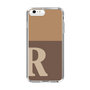 Slim Protection Case［ Original - initial two tone - R brown ］