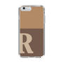 Slim Protection Case［ Original - initial two tone - R brown ］
