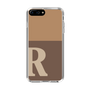 Slim Protection Case［ Original - initial two tone - R brown ］
