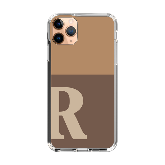 Slim Protection Case［ Original - initial two tone - R brown ］