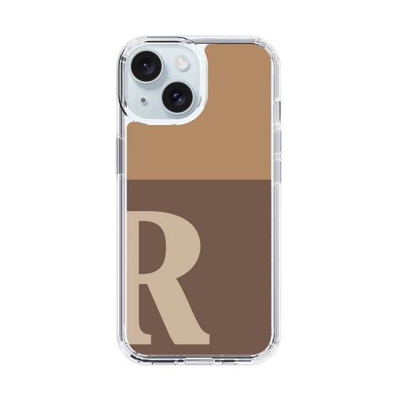Slim Protection Case［ Original - initial two tone - R brown ］