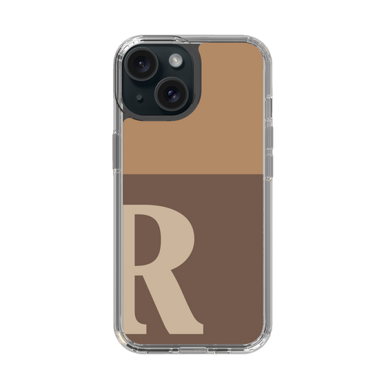 Slim Protection Case［ Original - initial two tone - R brown ］