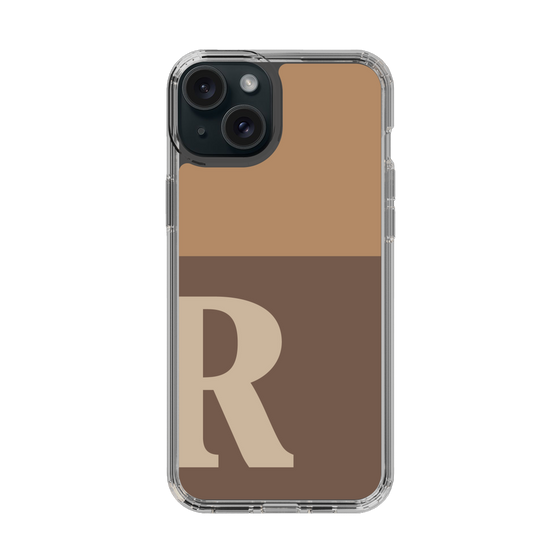Slim Protection Case［ Original - initial two tone - R brown ］