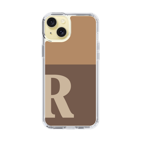 Slim Protection Case［ Original - initial two tone - R brown ］