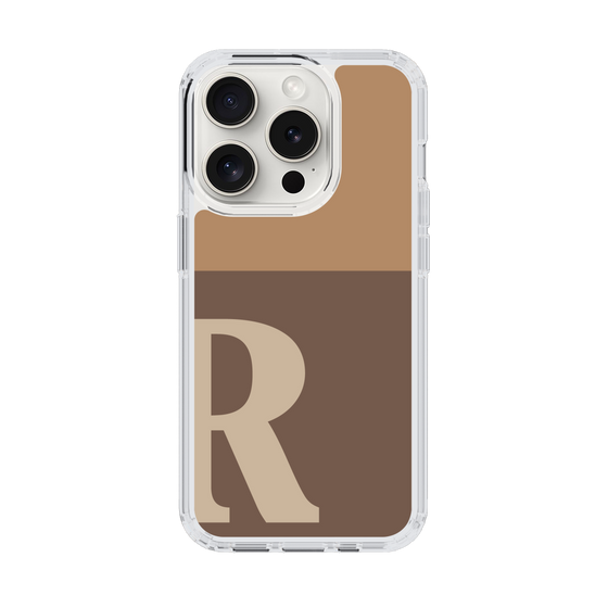 Slim Protection Case［ Original - initial two tone - R brown ］