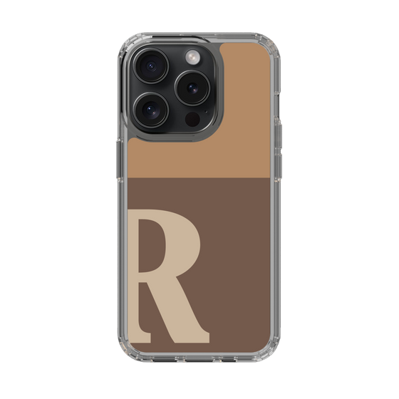 Slim Protection Case［ Original - initial two tone - R brown ］
