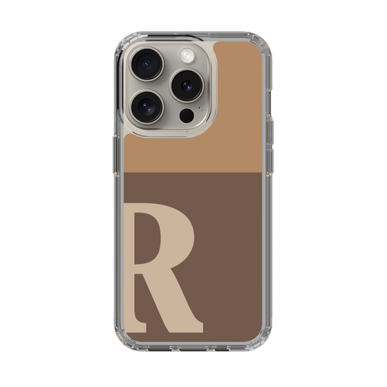 Slim Protection Case［ Original - initial two tone - R brown ］