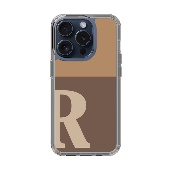 Slim Protection Case［ Original - initial two tone - R brown ］