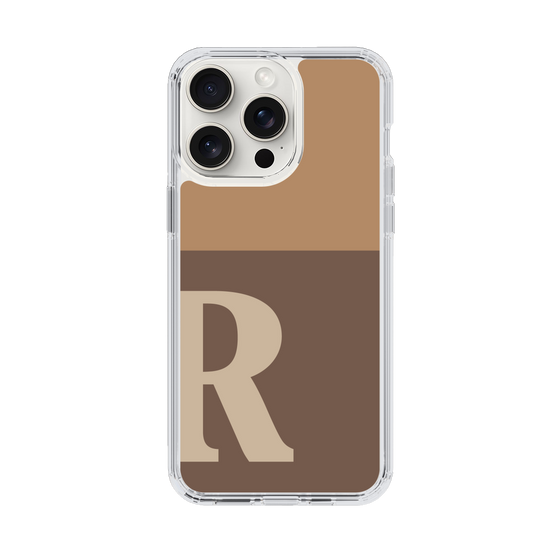 Slim Protection Case［ Original - initial two tone - R brown ］