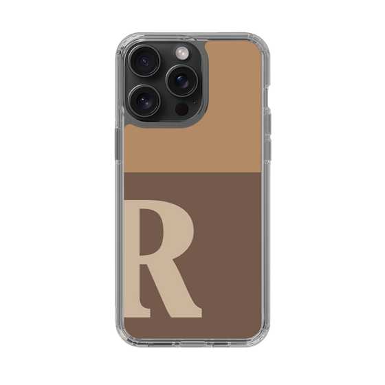 Slim Protection Case［ Original - initial two tone - R brown ］