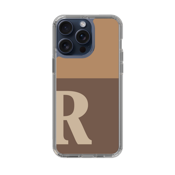 Slim Protection Case［ Original - initial two tone - R brown ］