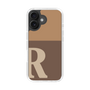 Slim Protection Case［ オリジナル - initial two tone - R brown ］
