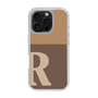 Slim Protection Case［ オリジナル - initial two tone - R brown ］