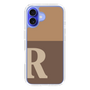 Slim Protection Case［ オリジナル - initial two tone - R brown ］