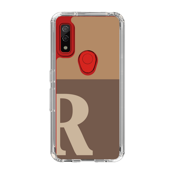 Slim Protection Case［ Original - initial two tone - R brown ］