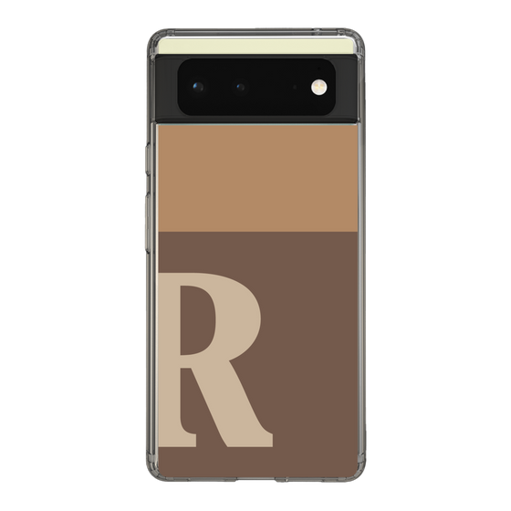 Slim Protection Case［ Original - initial two tone - R brown ］