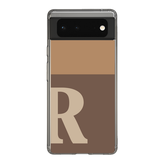 Slim Protection Case［ Original - initial two tone - R brown ］