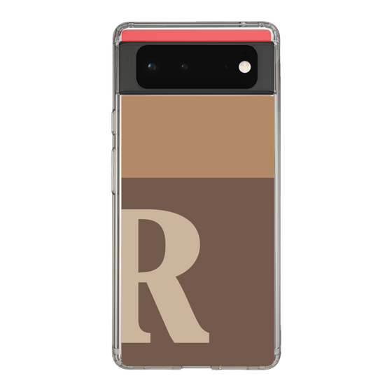 Slim Protection Case［ Original - initial two tone - R brown ］