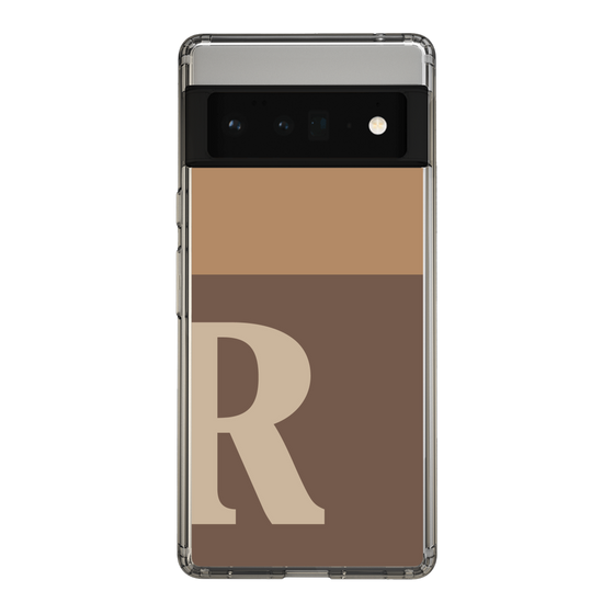Slim Protection Case［ Original - initial two tone - R brown ］