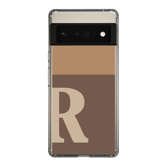 Slim Protection Case［ Original - initial two tone - R brown ］