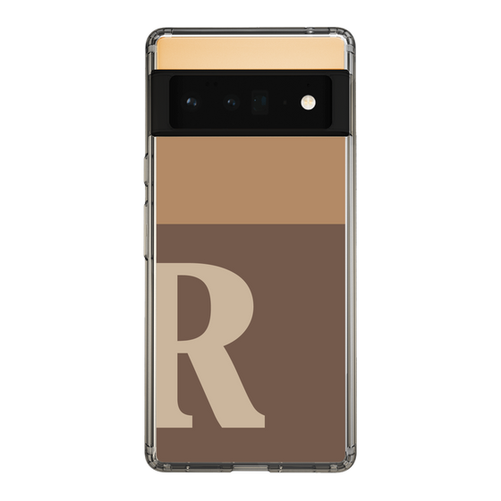 Slim Protection Case［ Original - initial two tone - R brown ］