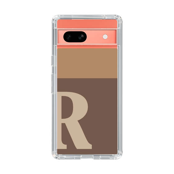 Slim Protection Case［ Original - initial two tone - R brown ］