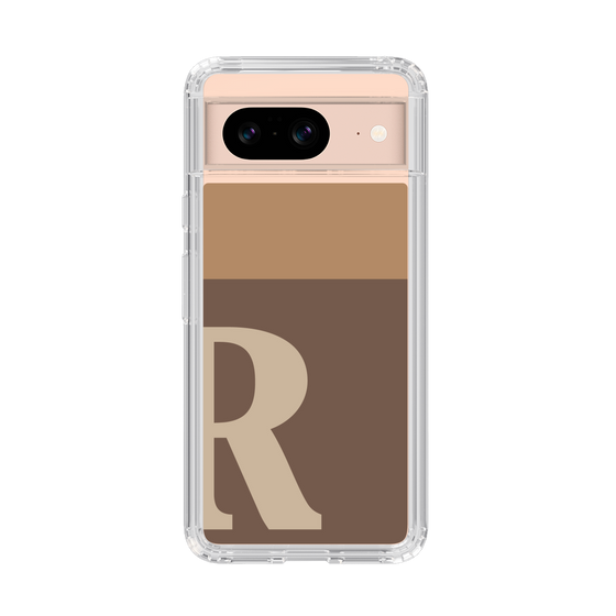 Slim Protection Case［ Original - initial two tone - R brown ］