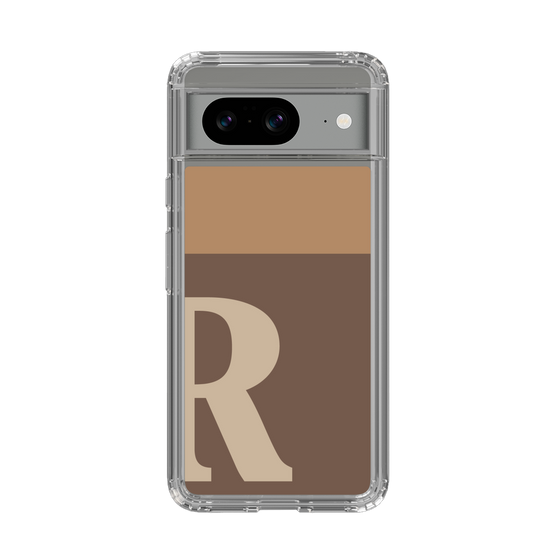 Slim Protection Case［ Original - initial two tone - R brown ］