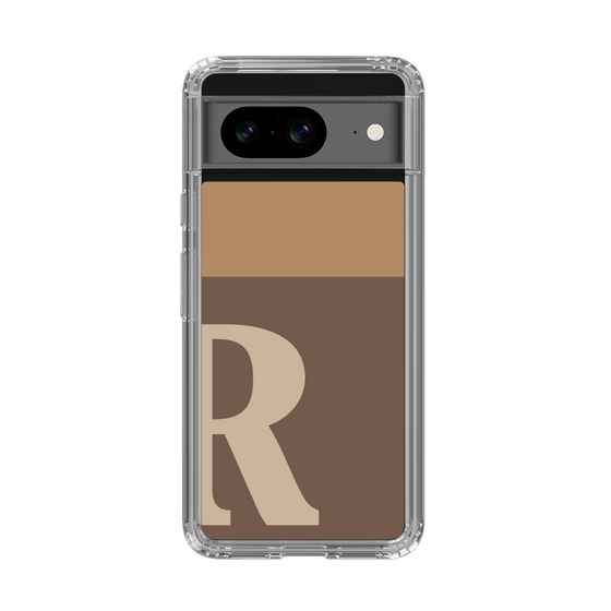 Slim Protection Case［ Original - initial two tone - R brown ］