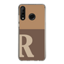 Slim Protection Case［ Original - initial two tone - R brown ］