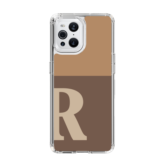 Slim Protection Case［ Original - initial two tone - R brown ］
