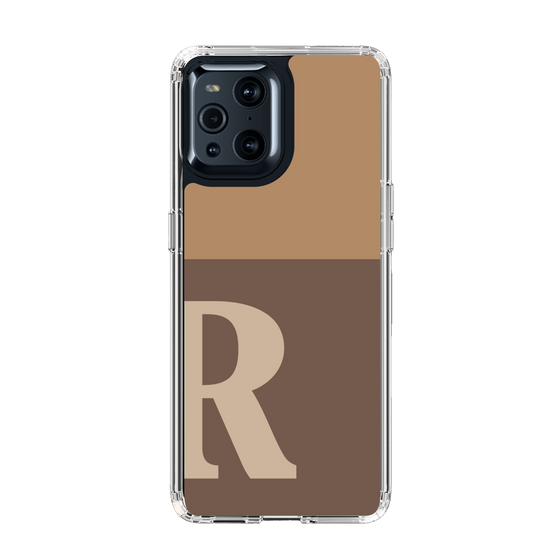 Slim Protection Case［ Original - initial two tone - R brown ］