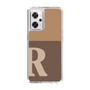 Slim Protection Case［ オリジナル - initial two tone - R brown ］