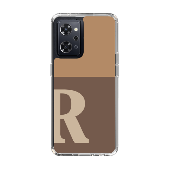Slim Protection Case［ オリジナル - initial two tone - R brown ］
