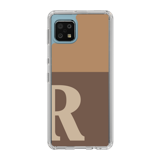 Slim Protection Case［ Original - initial two tone - R brown ］
