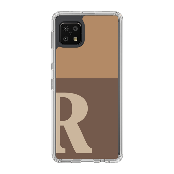 Slim Protection Case［ Original - initial two tone - R brown ］