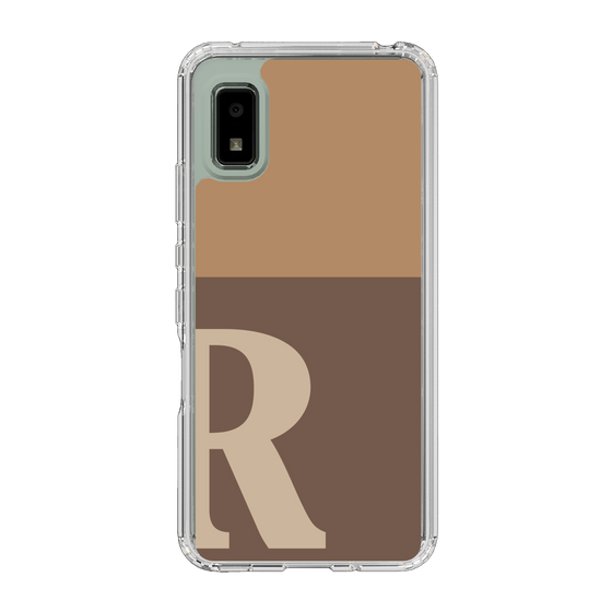 Slim Protection Case［ Original - initial two tone - R brown ］