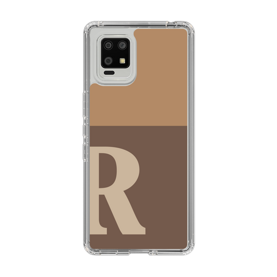 Slim Protection Case［ Original - initial two tone - R brown ］