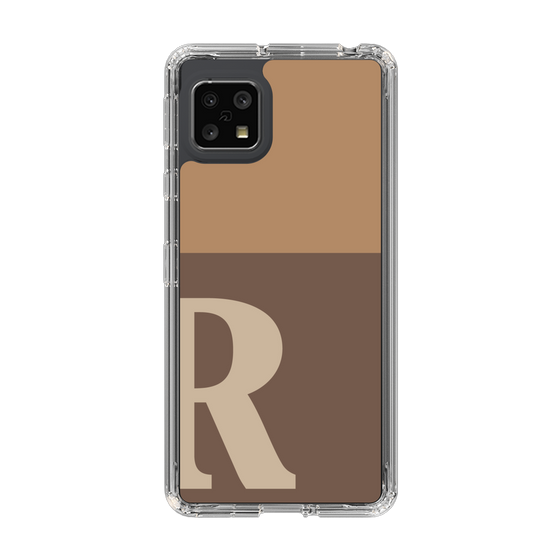 Slim Protection Case［ Original - initial two tone - R brown ］