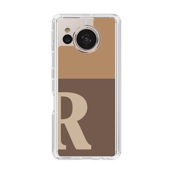 Slim Protection Case［ Original - initial two tone - R brown ］