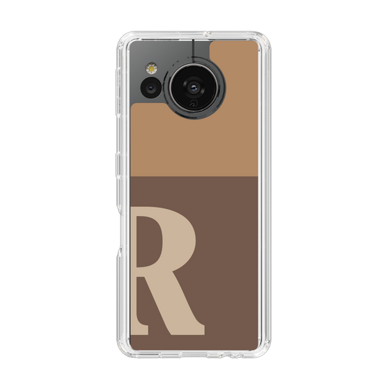 Slim Protection Case［ Original - initial two tone - R brown ］