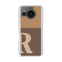 Slim Protection Case［ Original - initial two tone - R brown ］