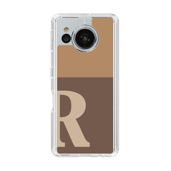 Slim Protection Case［ Original - initial two tone - R brown ］