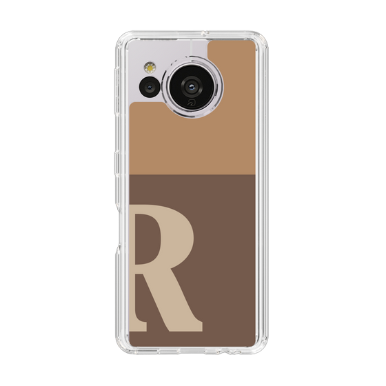 Slim Protection Case［ Original - initial two tone - R brown ］