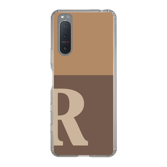 Slim Protection Case［ Original - initial two tone - R brown ］