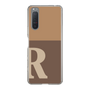Slim Protection Case［ Original - initial two tone - R brown ］